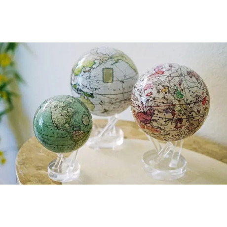 Гиро-глобус Solar Globe Mova Terra Incognitta, 11.4 см , белый ( MG-45-WCT), фото 11