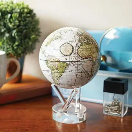 Гиро-глобус Solar Globe Mova Terra Incognitta, 11.4 см , белый ( MG-45-WCT), фото 4