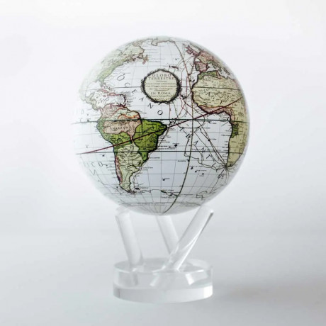 Гиро-глобус Solar Globe Mova Terra Incognitta, 11.4 см , белый ( MG-45-WCT), фото 3