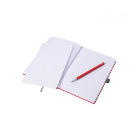 Блокнот с шариковой ручкой Troika SLIM PAD A5, красный, фото 4