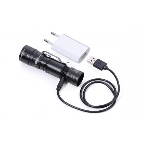 Брелок-фонарик с USB-зарядкой Troika Eco Beam , черный, фото 5