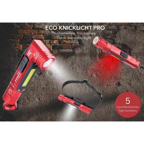 Фонарик Troika ECO KNICKLICHT, красный, фото 6