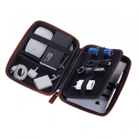Органайзер на молнии Troika Zip Around Travel Case , коричневый, фото 5