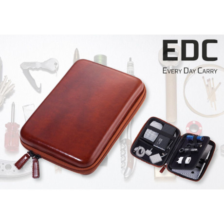 Органайзер на молнии Troika Zip Around Travel Case , коричневый, фото 4