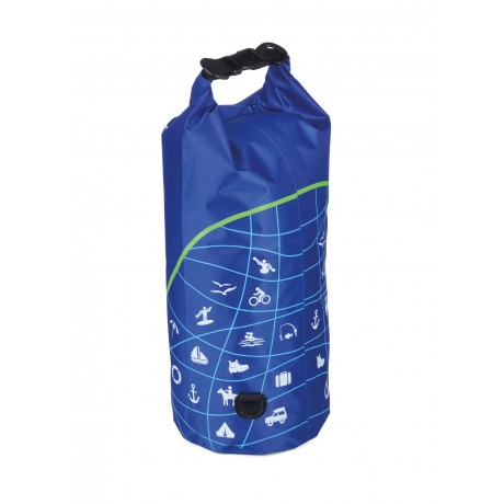 Уличная сумка Troika с защитой от воды (для  водных видов спорта) WATERPROOF BAG синяя, фото 2