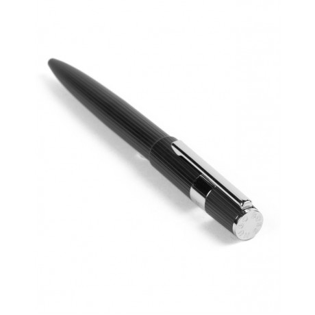 Кулькова ручка Hugo Boss Gear Pinstripe Black/Chrome, фото 4